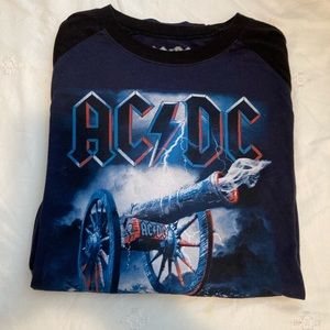 AC/DC baseball tee